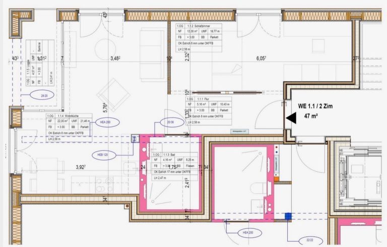 Grundriss Wohnung Typ B