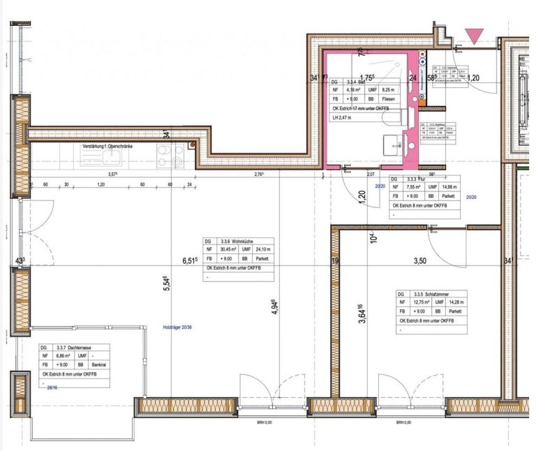 Grundriss Wohnung Typ C
